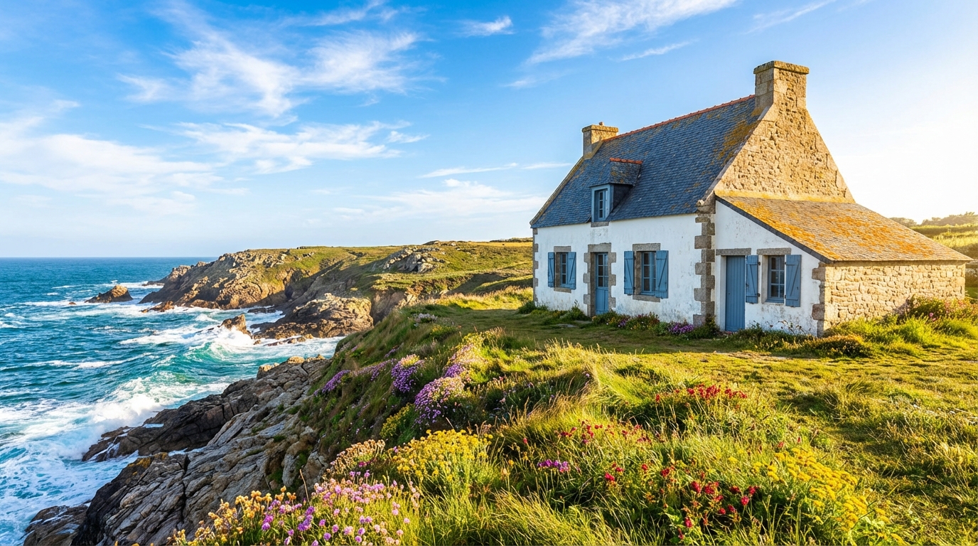 explorez le charme authentique d'une petite maison en bord de mer en bretagne, idéale pour des vacances paisibles entre nature et tradition.