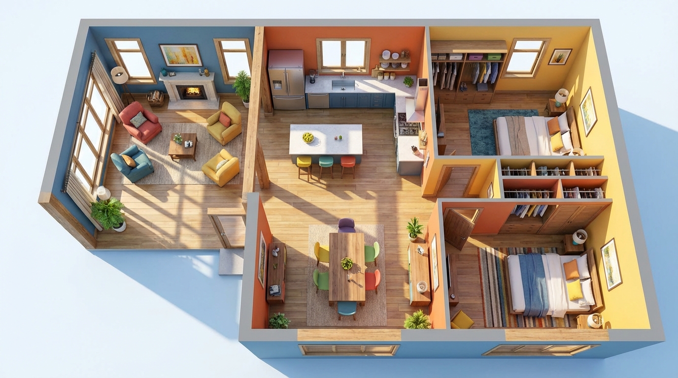 découvrez comment optimiser l'espace avec un plan de maison en l pour un intérieur fonctionnel et harmonieux, alliant confort et praticité au quotidien.