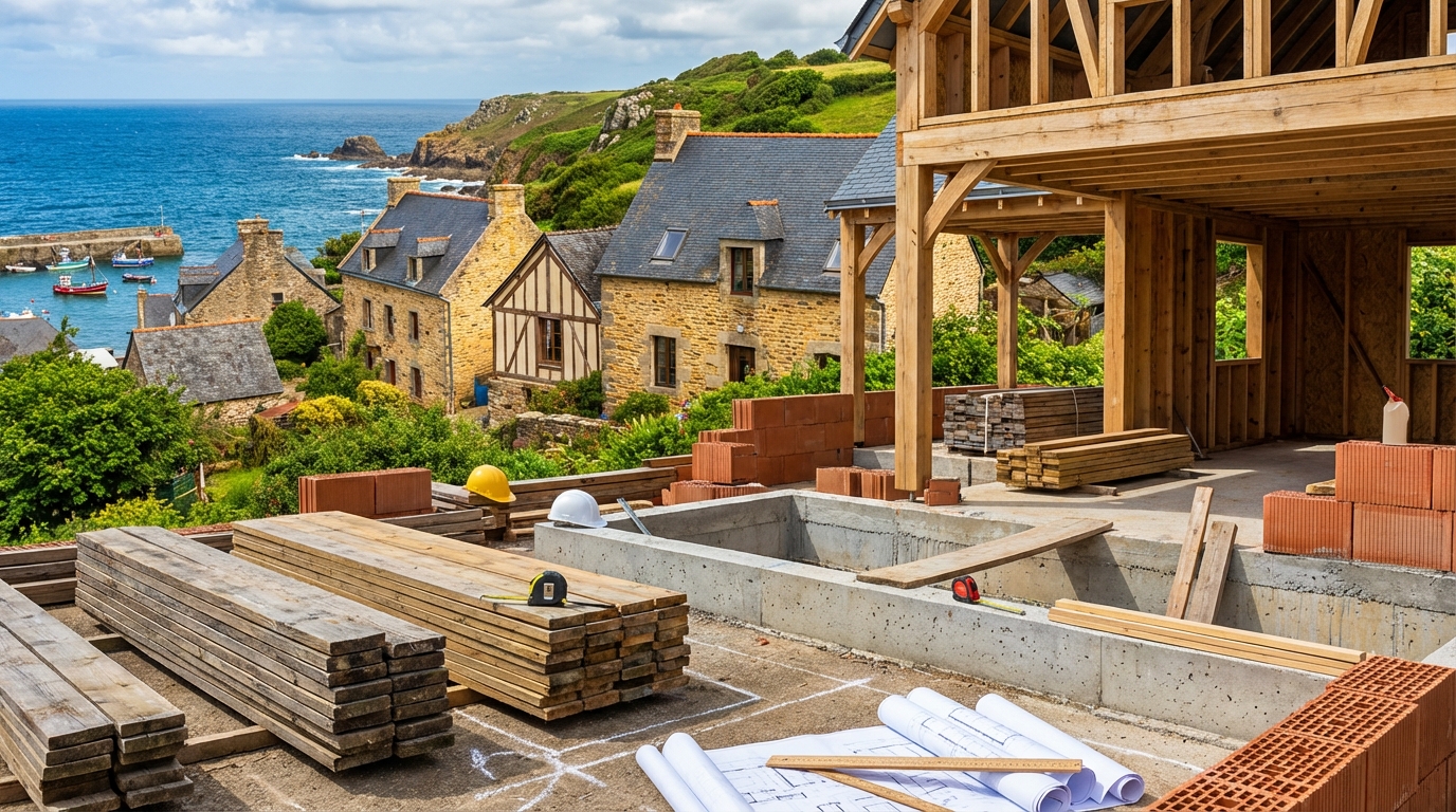découvrez le prix au m² pour construire une maison en bretagne en 2024. guide complet des coûts selon les départements bretons et conseils pour bien planifier votre projet immobilier.
