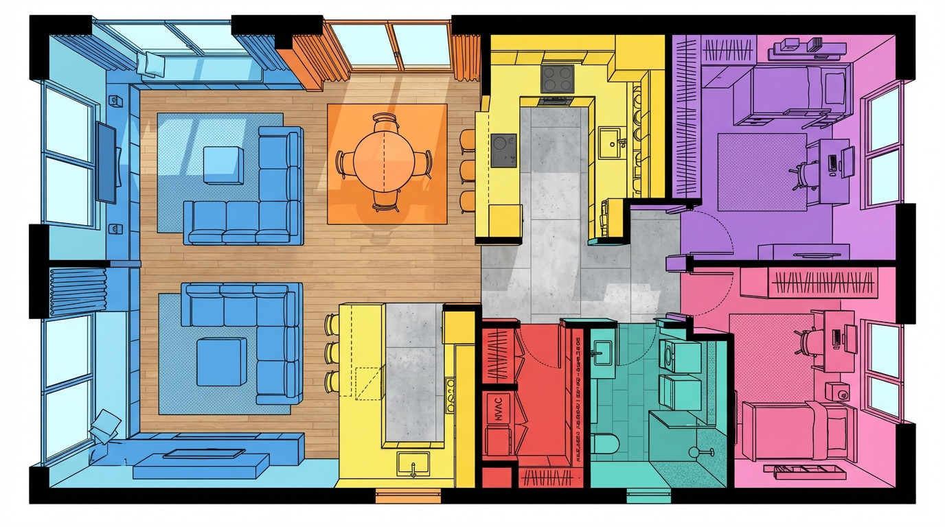 découvrez nos conseils pour concevoir un plan maison de 100m2 optimisant l'espace et le confort, alliant fonctionnalité et design adapté à vos besoins.