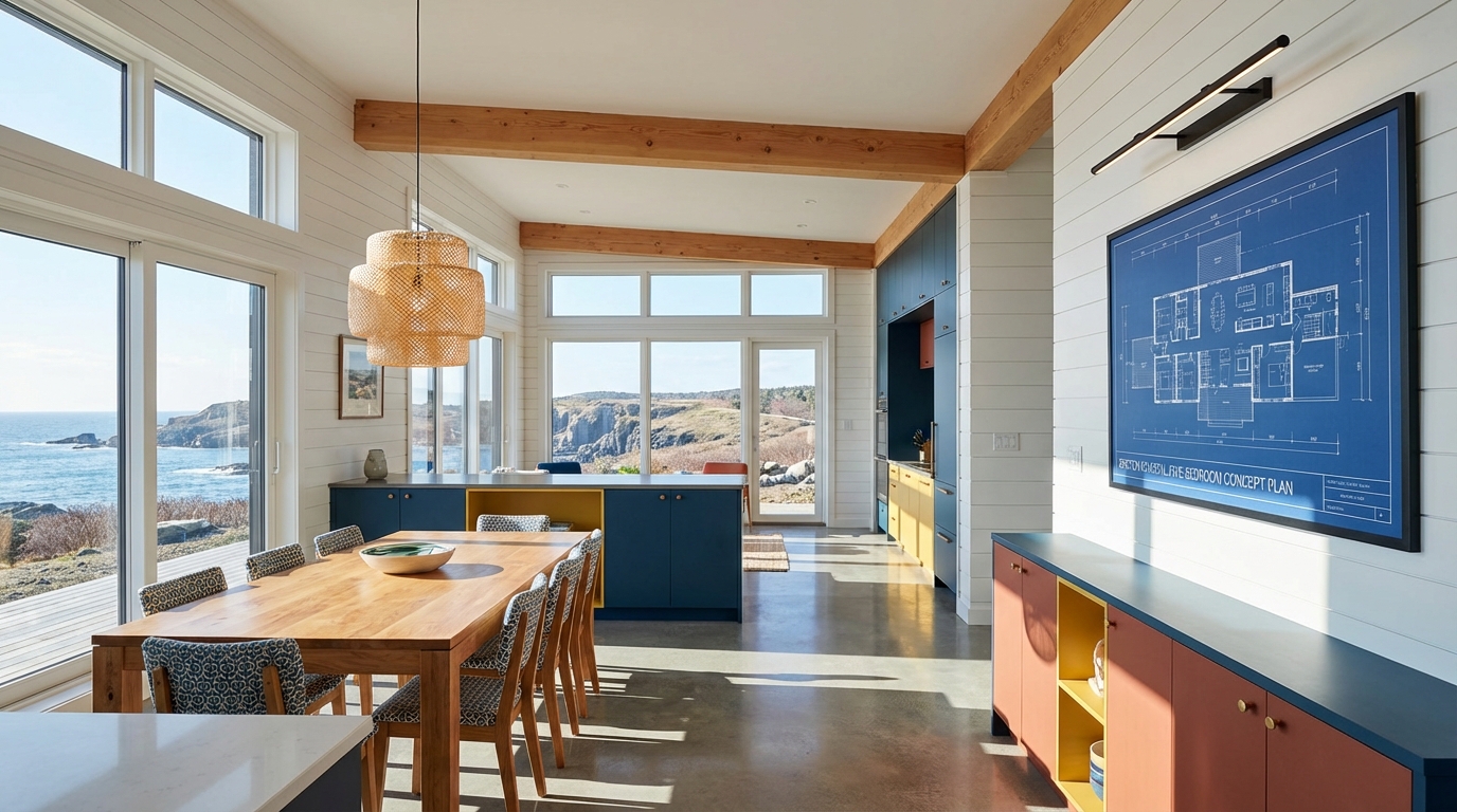 découvrez nos conseils pour bien organiser l'espace dans un plan de maison 5 chambres et créer un intérieur fonctionnel et confortable pour toute la famille.