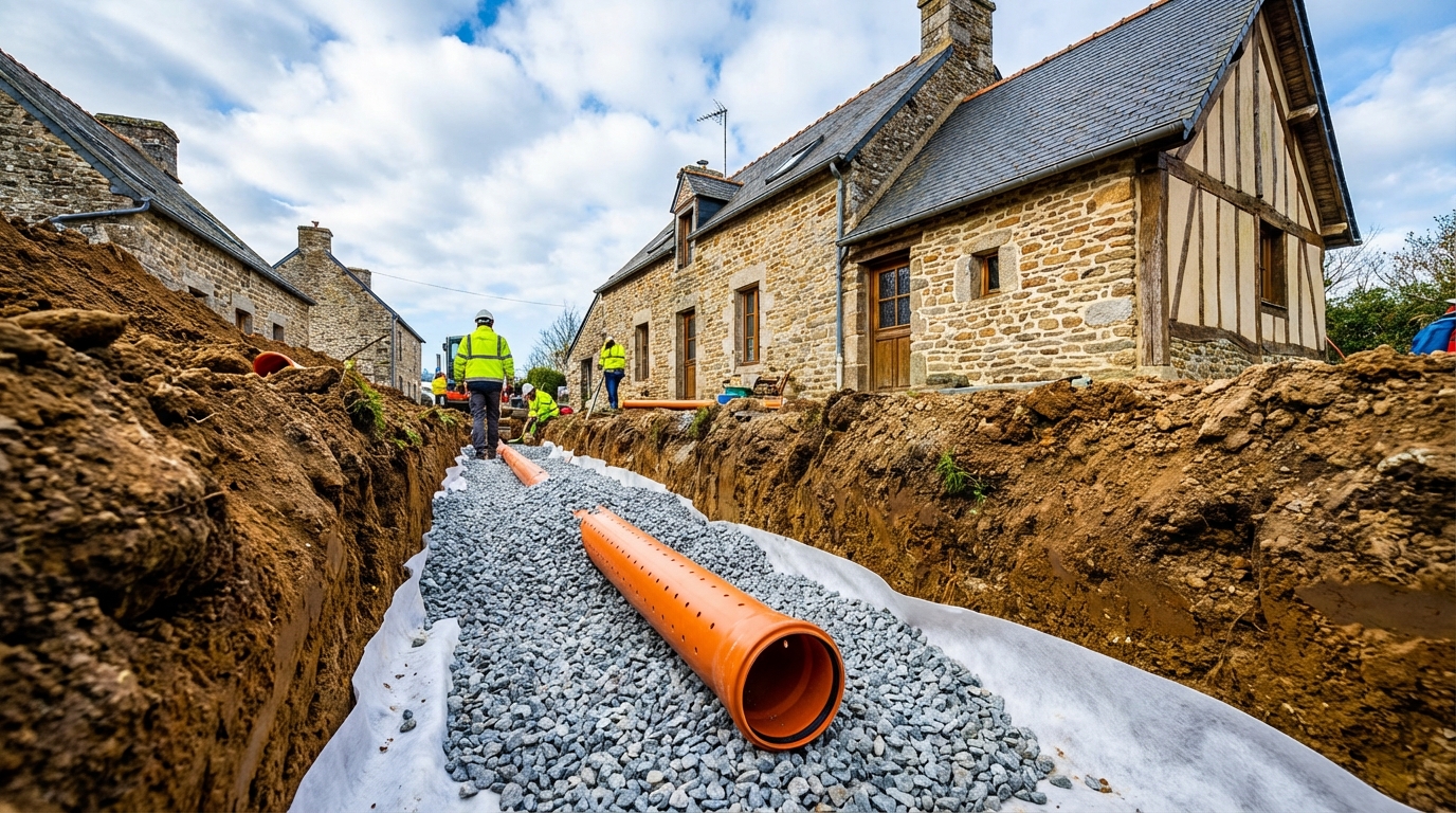 découvrez quelle profondeur choisir pour un drainage efficace autour de votre maison afin d'éviter l'humidité et protéger vos fondations.