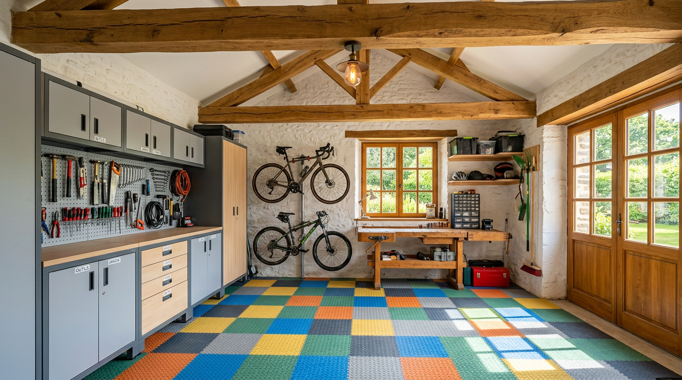 découvrez des astuces et conseils pratiques pour aménager un garage maison fonctionnel et optimisé, que ce soit pour du rangement, un atelier ou un espace de vie supplémentaire.