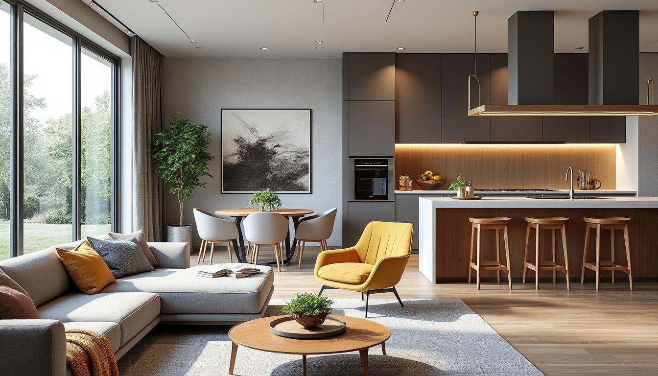 découvrez comment aménager une cuisine ouverte dans un salon de 25m2 pour maximiser l'espace, allier fonctionnalité et esthétique, et créer un intérieur convivial et optimisé.