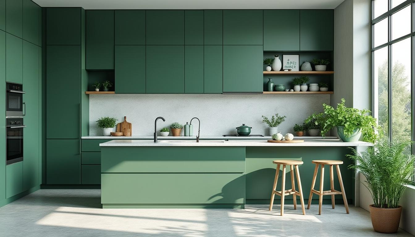 découvrez comment choisir la peinture verte parfaite pour une cuisine tendance, alliant style moderne et ambiance fraîche et naturelle.