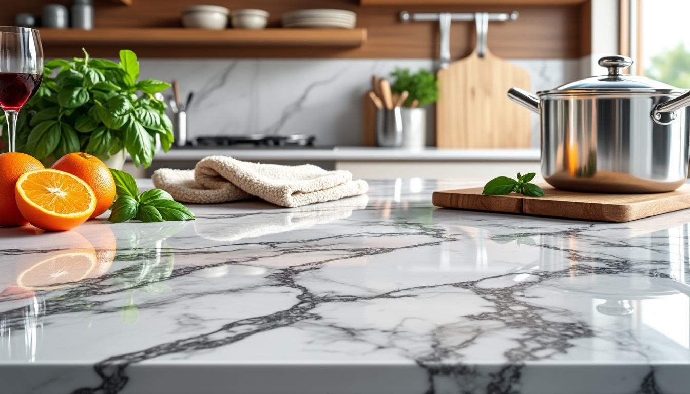 découvrez les nombreux avantages du marbre en cuisine et apprenez comment l'intégrer harmonieusement pour un espace à la fois élégant et durable.