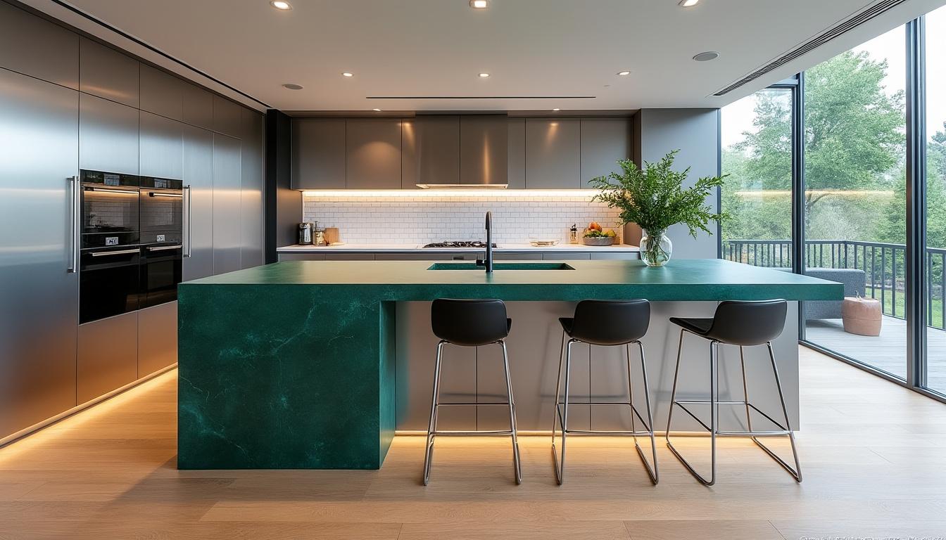 découvrez comment aménager un îlot central avec un coin repas intégré pour optimiser l'espace et la fonctionnalité de votre cuisine, alliant praticité et design convivial.