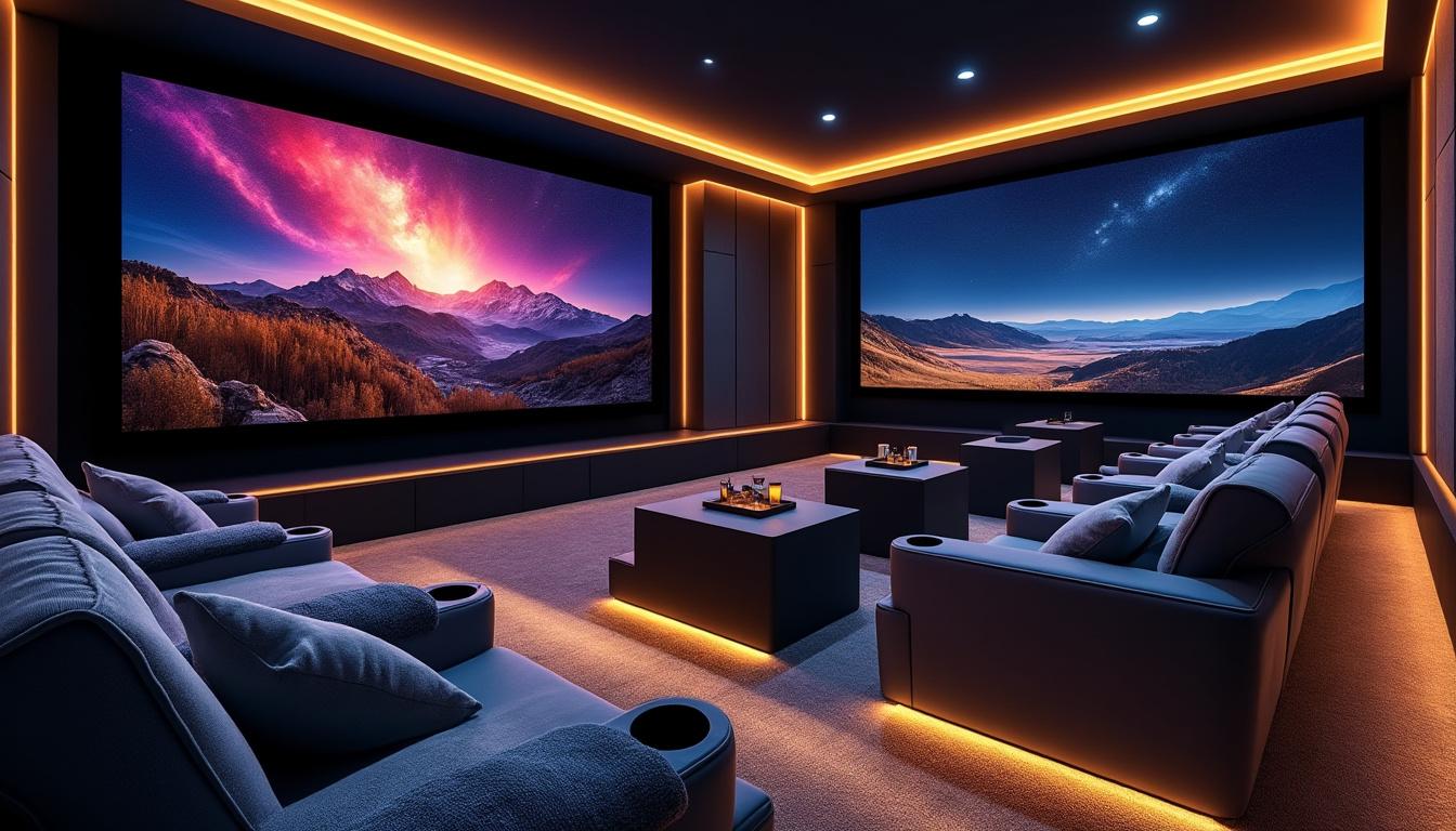 découvrez nos conseils pratiques pour aménager une salle de cinéma confortable chez vous et profiter d'une expérience cinématographique unique en famille ou entre amis.