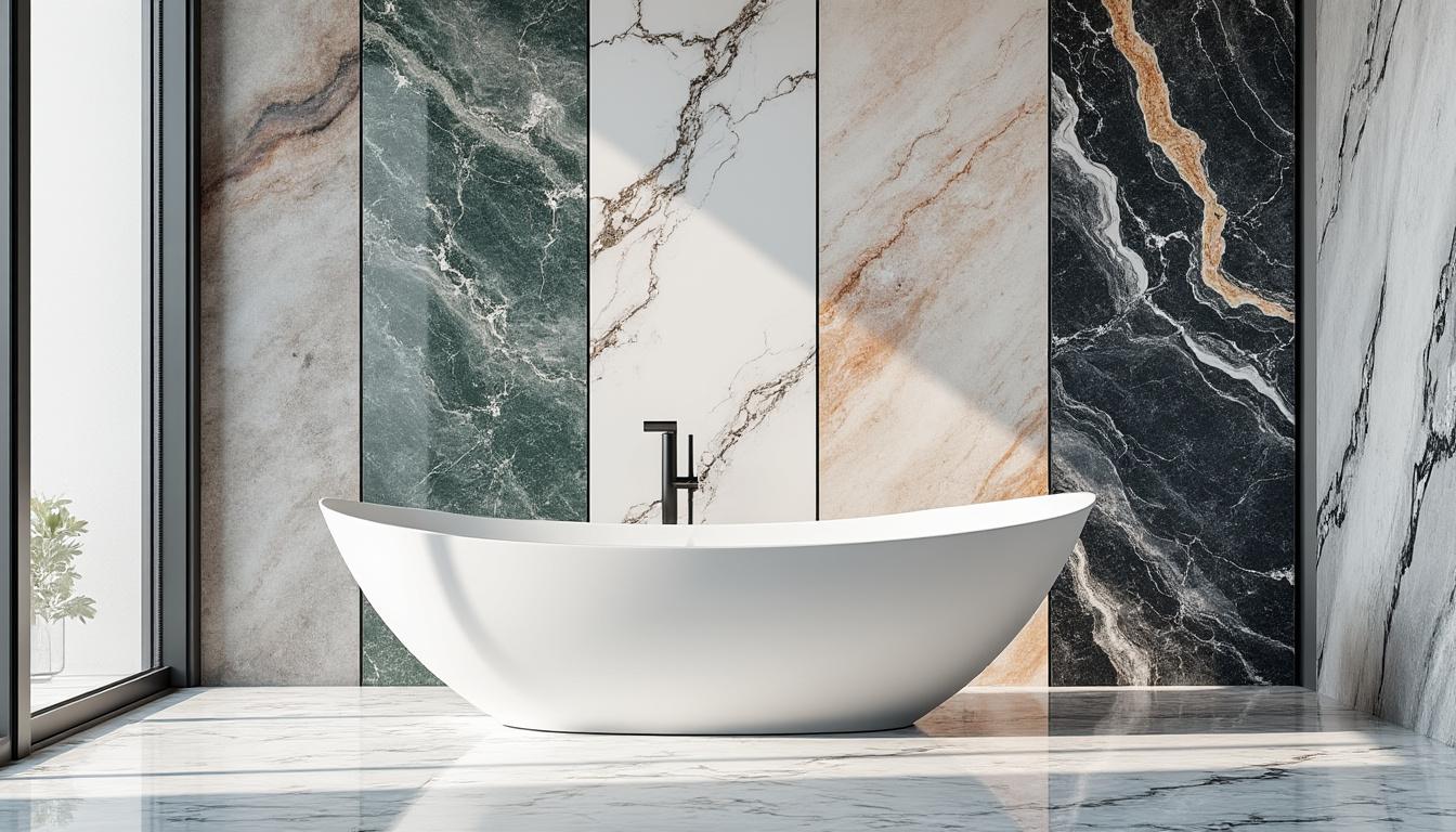 découvrez nos conseils pour choisir le marbre idéal qui sublimera votre salle de bain alliant esthétique, durabilité et harmonie.