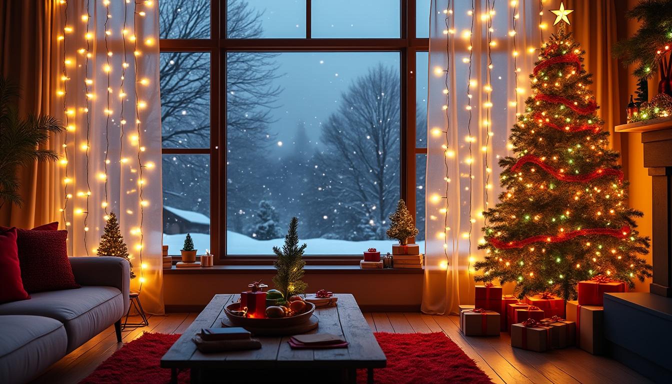découvrez nos conseils pour choisir le rideau lumineux idéal et sublimer la décoration de votre maison à noël avec style et ambiance chaleureuse.