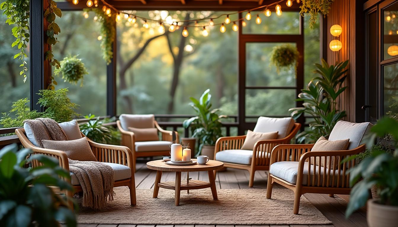 découvrez nos astuces pour créer une décoration cocooning et chaleureuse dans votre véranda, alliant confort et style pour un espace accueillant toute l'année.