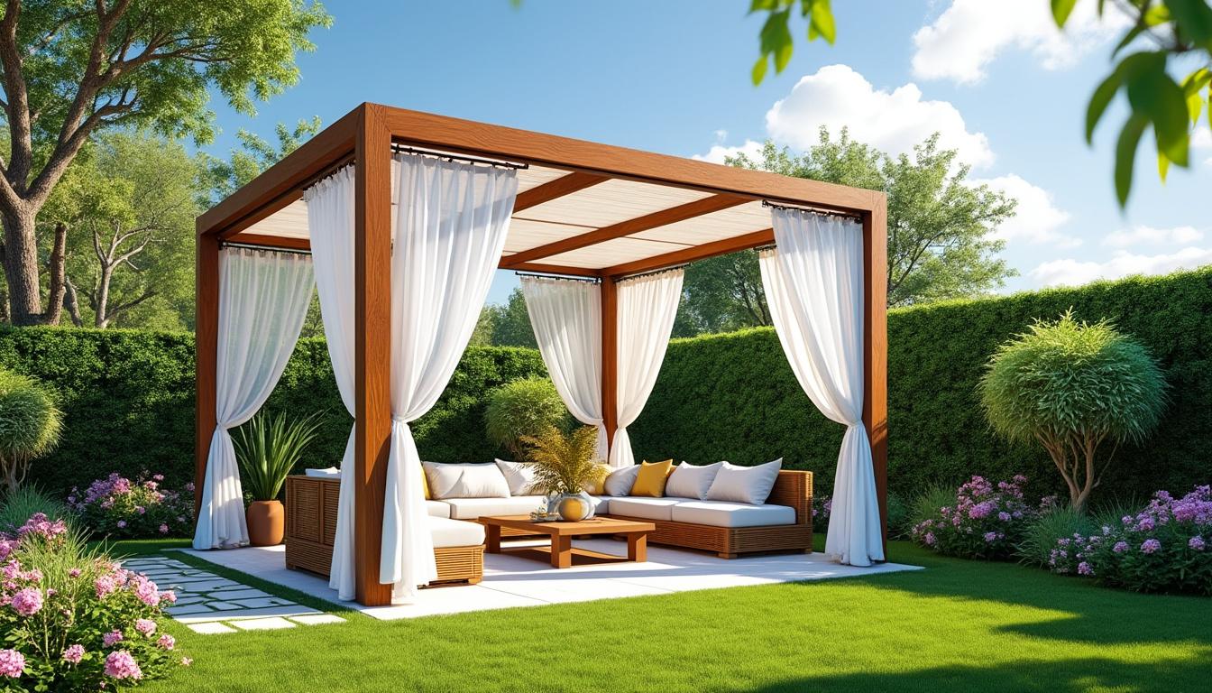 découvrez tout ce qu'il faut savoir sur la pergola avec rideau pour aménager et sublimer votre espace extérieur avec style et confort.