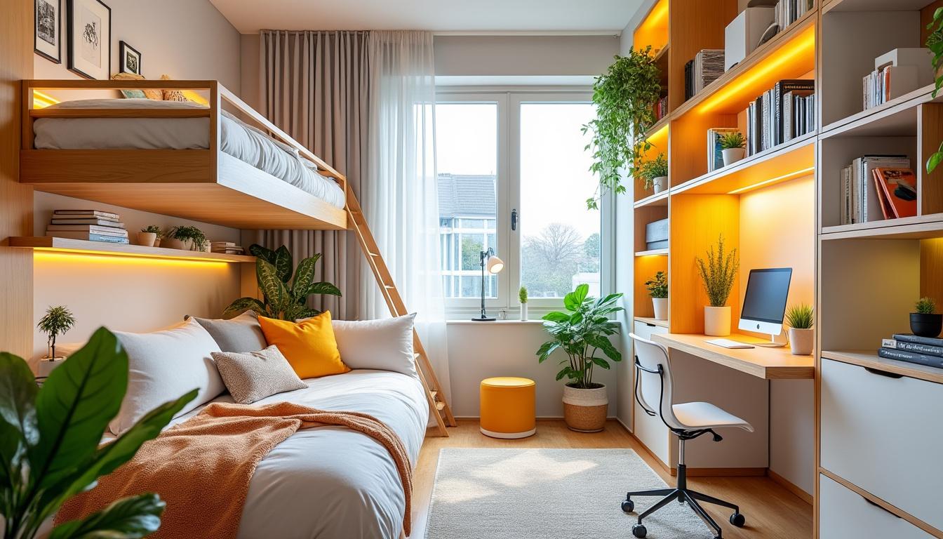 découvrez des astuces pratiques pour aménager une petite chambre et optimiser l'espace afin de créer un intérieur fonctionnel et agréable.