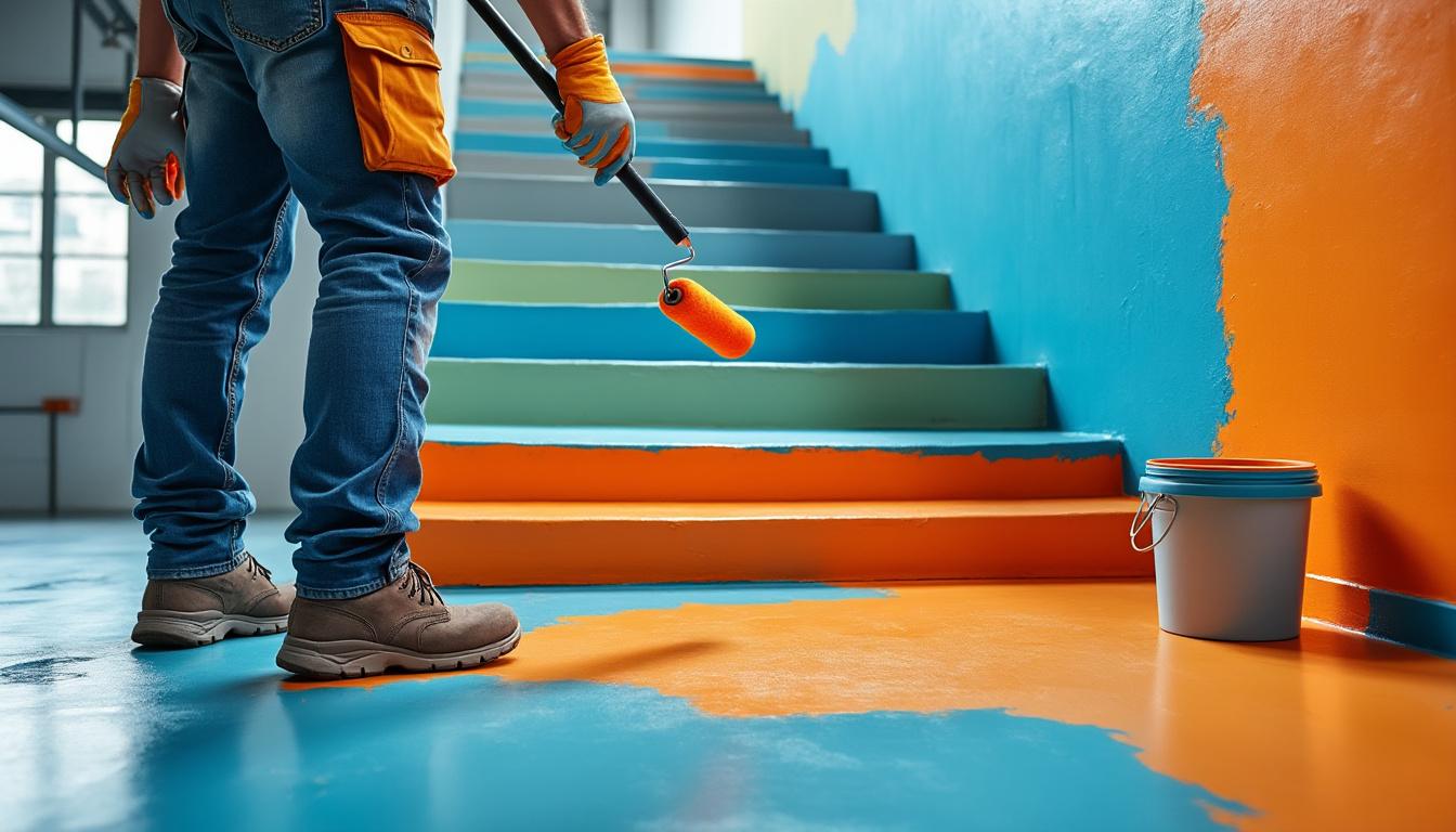 découvrez nos conseils pratiques pour peindre un escalier en béton facilement et efficacement, afin de lui donner un nouveau look durable et esthétique.