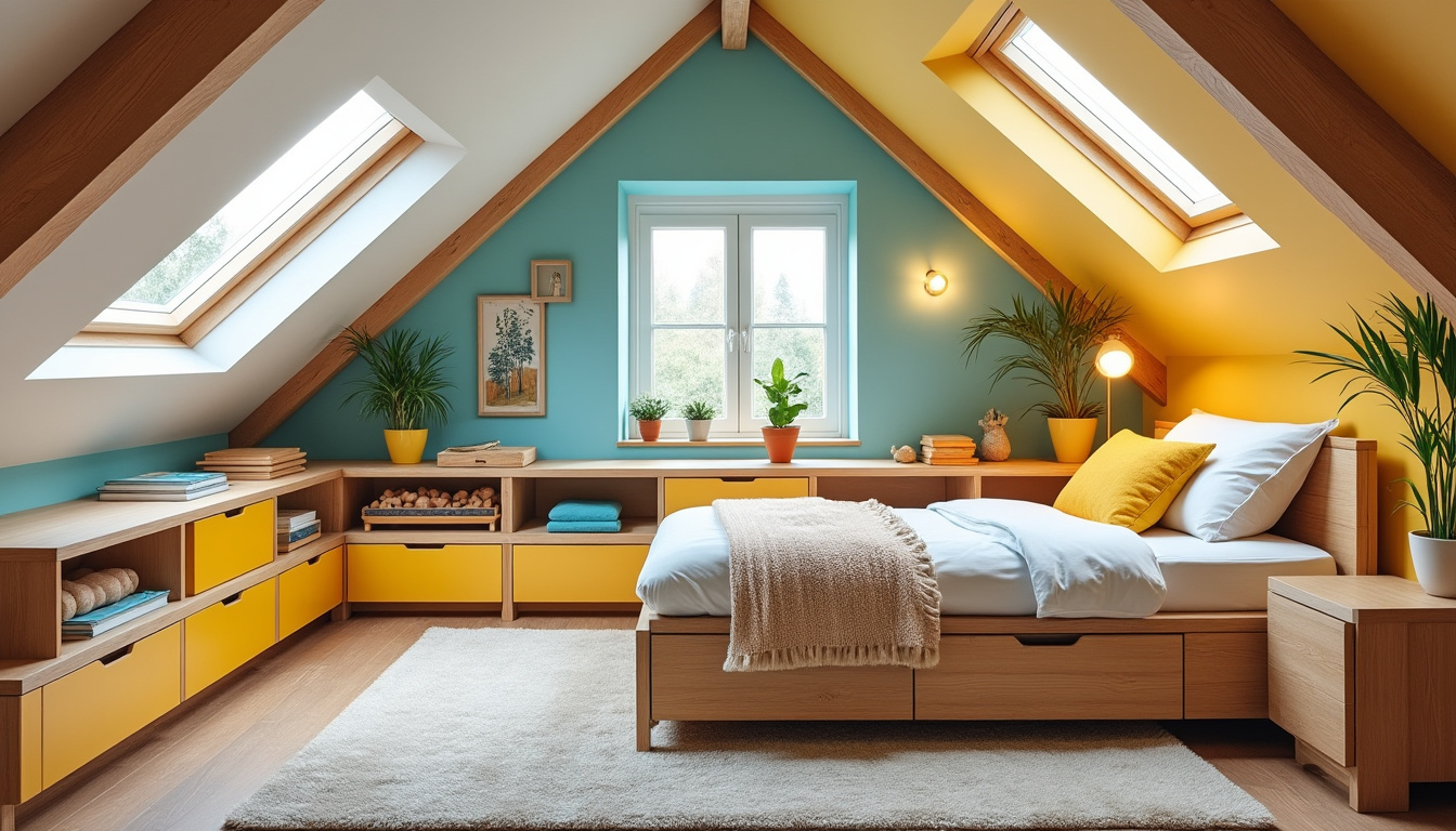 découvrez comment optimiser une chambre sous comble très bas grâce à des conseils et astuces pratiques pour maximiser l'espace et créer un intérieur confortable et fonctionnel.