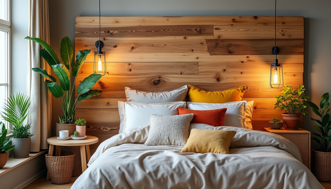 découvrez comment choisir et décorer votre espace de nuit avec une tête de lit en bois brut, alliant naturel et style pour une chambre chaleureuse et authentique.